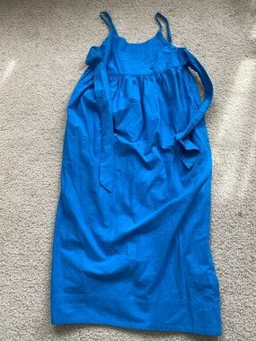 Free people blue straps midi dress S
